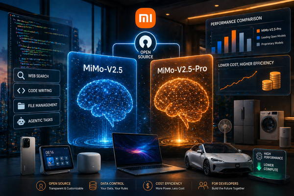 نماذج Xiaomi المفتوحة تتصدر قائمة الكفاءة في المهام الوكيلة